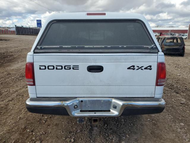 1B7HG48Z92S691044 - 2002 DODGE DAKOTA QUAD SLT WHITE photo 6