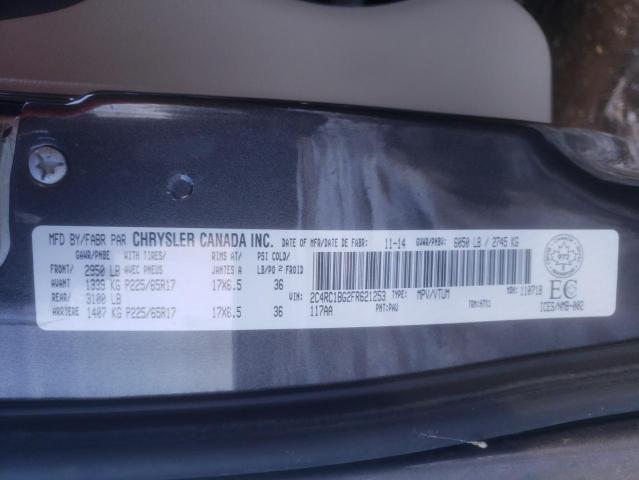 2C4RC1BG2FR621253 - 2015 CHRYSLER TOWN & COU TOURING 灰色 照片 13