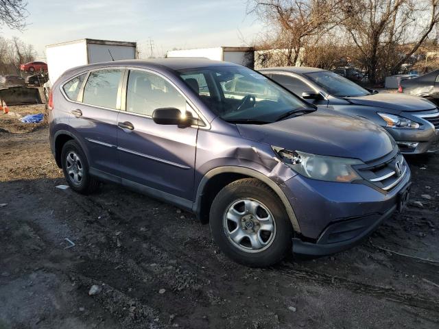 5J6RM4H33CL049921 - 2012 HONDA CR-V LX PURPLE photo 4