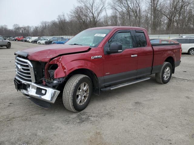 1FTEX1EP5GFC13952 - 2016 FORD F150 SUPER CAB MAROON photo 1