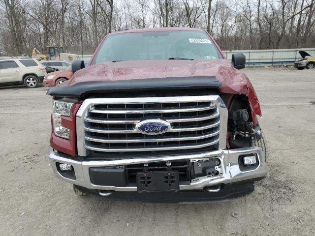 1FTEX1EP5GFC13952 - 2016 FORD F150 SUPER CAB MAROON photo 5