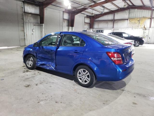 1G1JB5SH6H4134054 - 2017 CHEVROLET SONIC LS 蓝色 照片 2