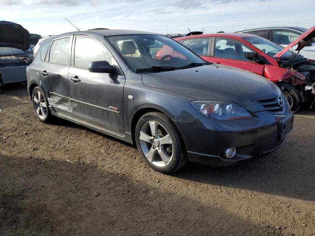 JM1BK343251270860 - 2005 MAZDA 3 HATCHBACK CHARCOAL photo 4