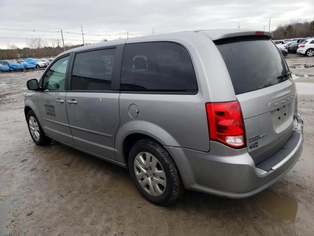 2C4RDGBGXGR399322 - 2016 DODGE GRAND CARA SE SILVER photo 2