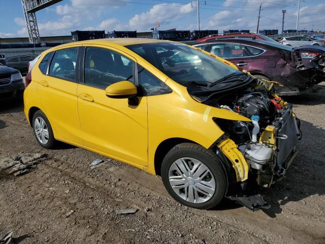 3HGGK5H40KM725810 - 2019 HONDA FIT LX YELLOW photo 4