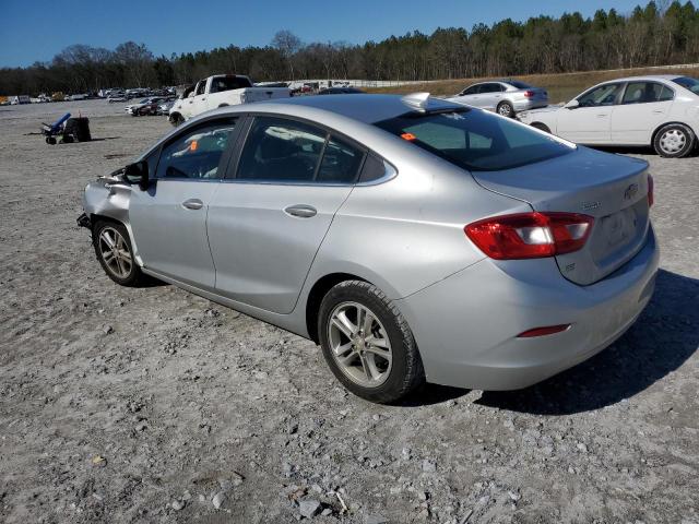 1G1BE5SM1G7299080 - 2016 CHEVROLET CRUZE LT SILVER photo 2