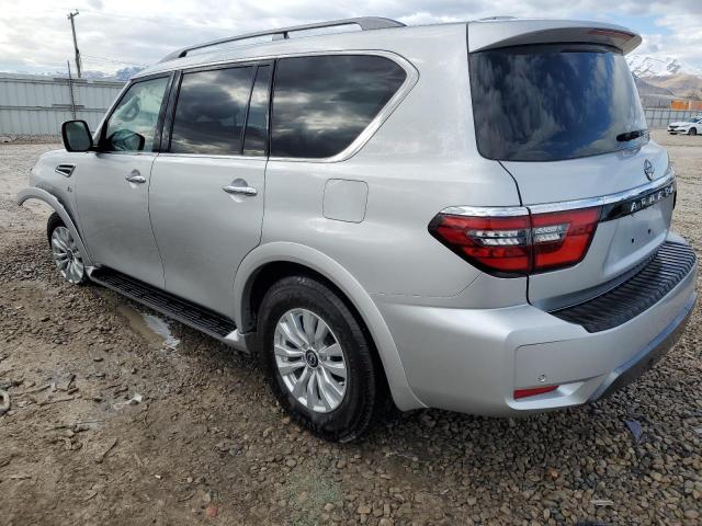 JN8AY2AD6M9660978 - 2021 NISSAN ARMADA SV SILVER photo 2