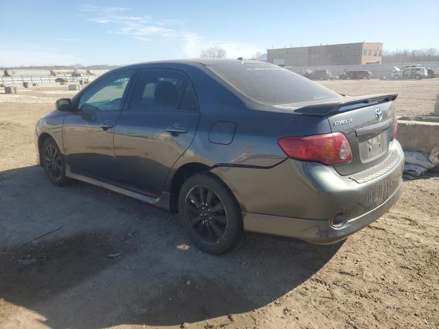 1NXBU40E09Z011503 - 2009 TOYOTA COROLLA BASE GRAY photo 2