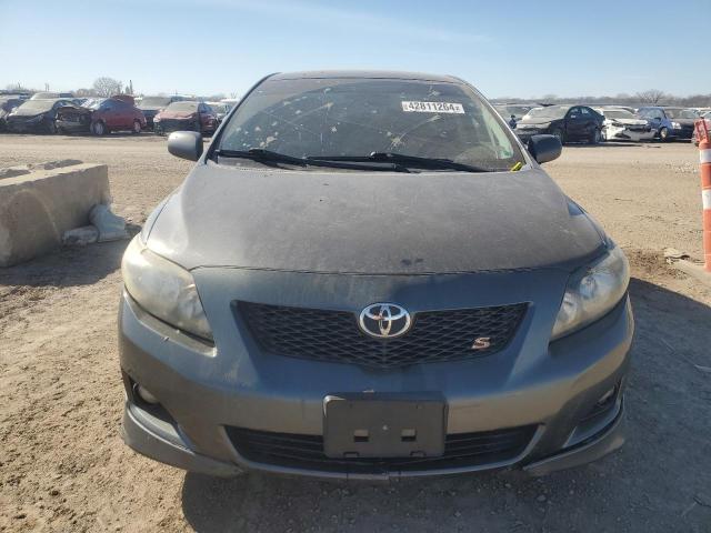 1NXBU40E09Z011503 - 2009 TOYOTA COROLLA BASE GRAY photo 5