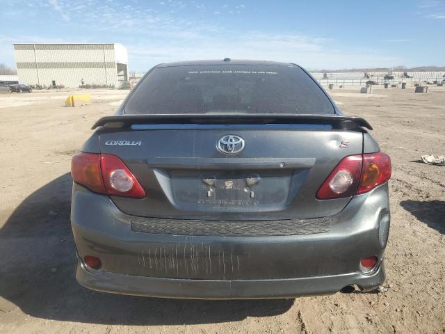 1NXBU40E09Z011503 - 2009 TOYOTA COROLLA BASE GRAY photo 6