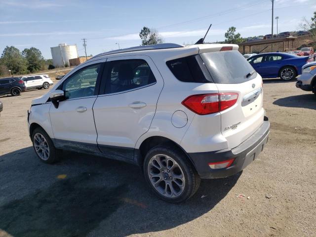 MAJ6P1WL1JC239883 - 2018 FORD ECOSPORT TITANIUM WHITE photo 2