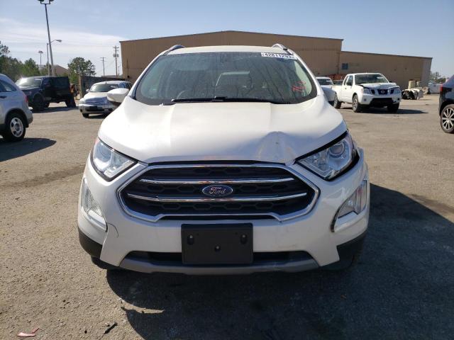 MAJ6P1WL1JC239883 - 2018 FORD ECOSPORT TITANIUM WHITE photo 5