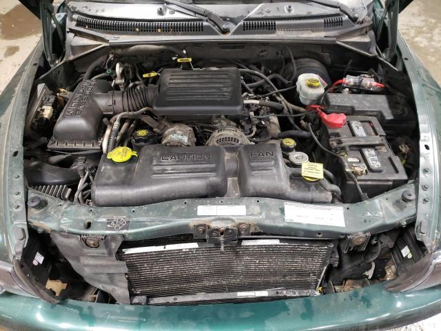 1B4HS28N11F568469 - 2001 DODGE DURANGO GREEN photo 11