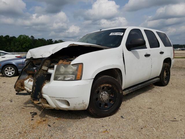 1GNMCAE08AR108460 - 2010 CHEVROLET TAHOE C1500  LS WHITE photo 1