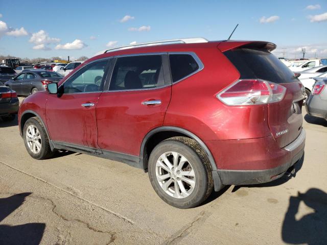 5N1AT2MVXEC753761 - 2014 NISSAN ROGUE S RED photo 2