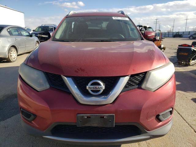 5N1AT2MVXEC753761 - 2014 NISSAN ROGUE S RED photo 5