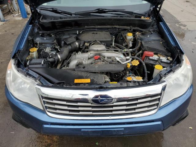JF2SH64699H774556 - 2009 SUBARU FORESTER 2.5X LIMITED BLUE photo 12