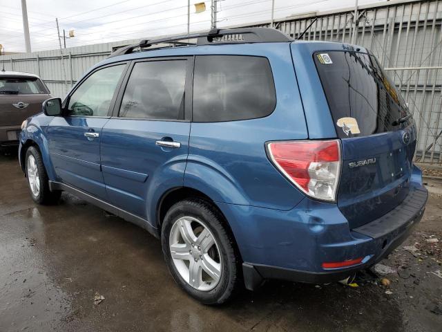 JF2SH64699H774556 - 2009 SUBARU FORESTER 2.5X LIMITED BLUE photo 2