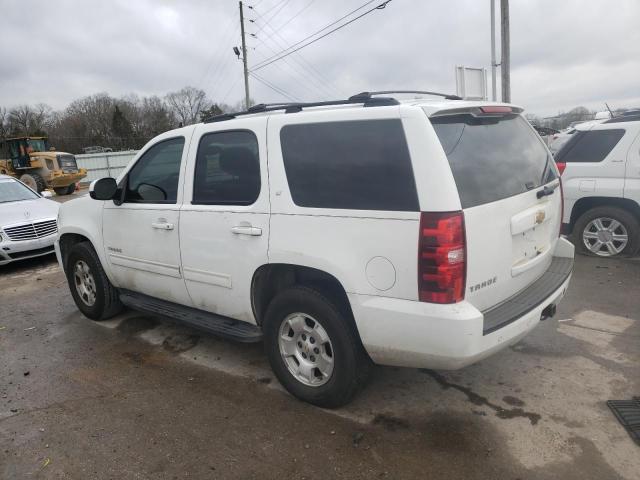 1GNSCBE02DR333782 - 2013 CHEVROLET TAHOE C1500 LT WHITE photo 2