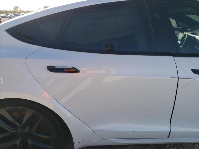 5YJSA1E6XMF435091 - 2021 TESLA MODEL S 白色 照片 10