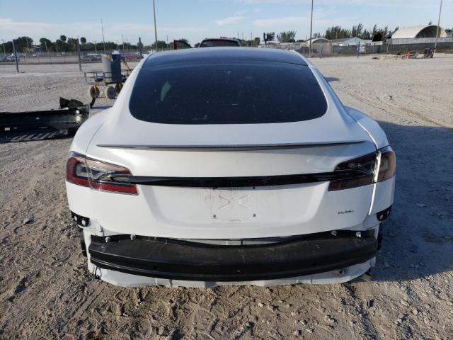 5YJSA1E6XMF435091 - 2021 TESLA MODEL S WHITE photo 6