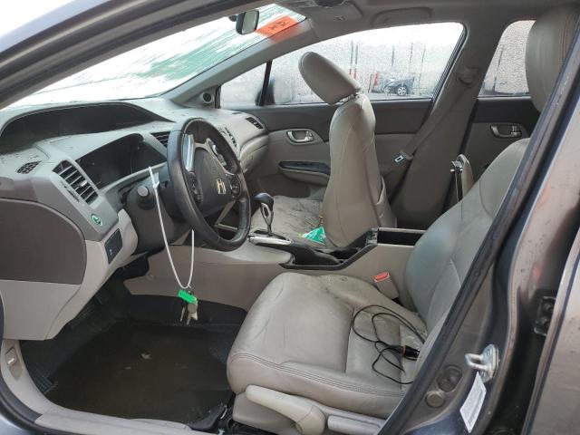 2HGFB2F96CH518556 - 2012 HONDA CIVIC EXL 灰色 照片 7