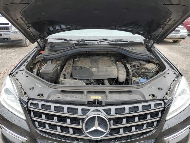 4JGDA5HB4EA393077 - 2014 MERCEDES-BENZ ML 350 4MATIC BLACK photo 12