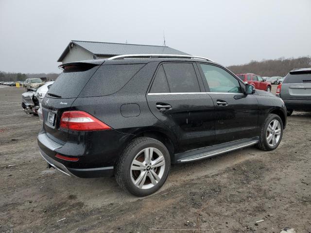 4JGDA5HB4EA393077 - 2014 MERCEDES-BENZ ML 350 4MATIC BLACK photo 3