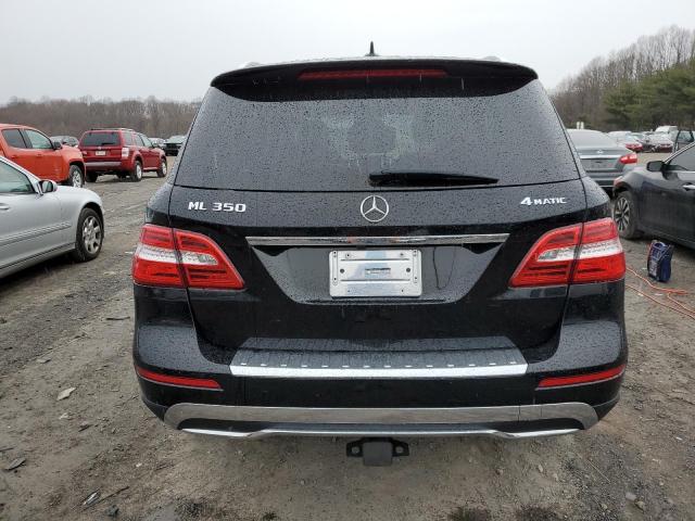 4JGDA5HB4EA393077 - 2014 MERCEDES-BENZ ML 350 4MATIC BLACK photo 6