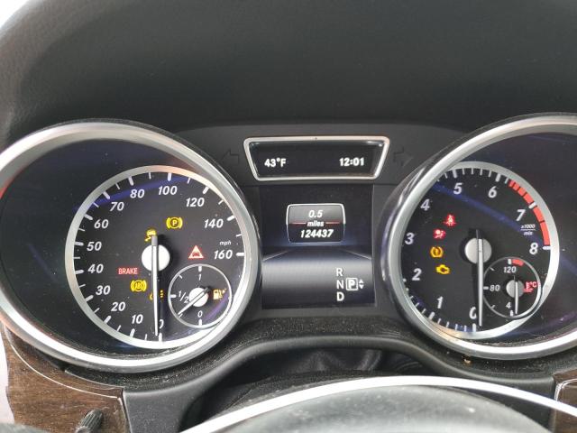 4JGDA5HB4EA393077 - 2014 MERCEDES-BENZ ML 350 4MATIC BLACK photo 9