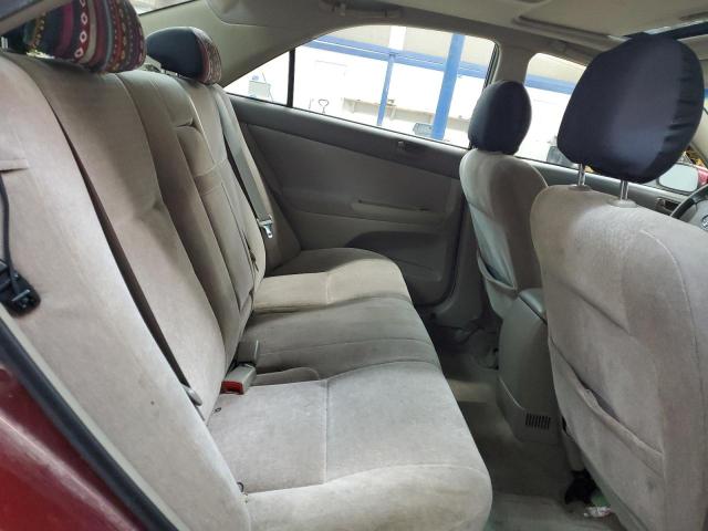 JTDBE32K730176834 - 2003 TOYOTA CAMRY LE RED photo 10