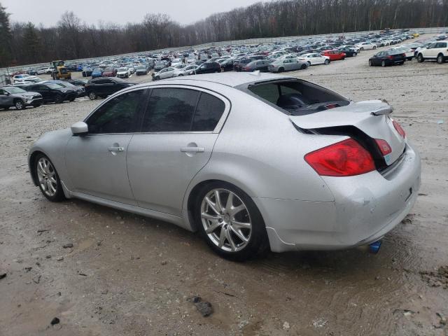 JN1CV6AR3DM759516 - 2013 INFINITI G37 SILVER photo 2