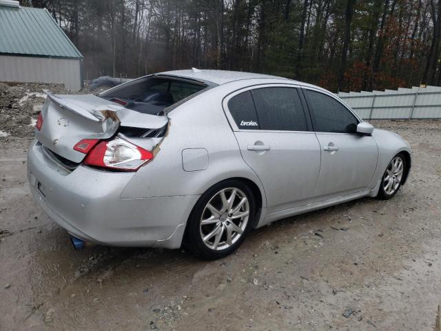 JN1CV6AR3DM759516 - 2013 INFINITI G37 SILVER photo 3