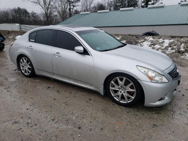 JN1CV6AR3DM759516 - 2013 INFINITI G37 SILVER photo 4