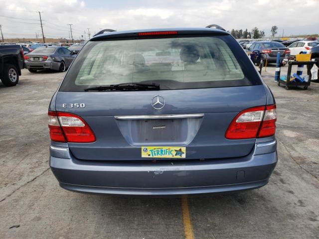 WDBUH56J76A946797 - 2006 MERCEDES-BENZ E 350 WAGON BLUE photo 6