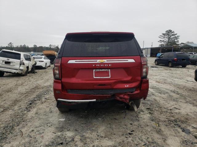 1GNSCNKD9MR141980 - 2021 CHEVROLET TAHOE C1500 LT RED photo 6