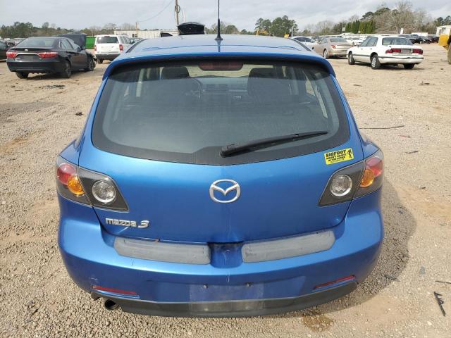 JM1BK344761523178 - 2006 MAZDA 3 HATCHBACK BLUE photo 6