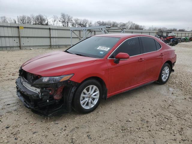 4T1G11AK8RU213149 - 2024 TOYOTA CAMRY SE NIGHT SHADE RED photo 1