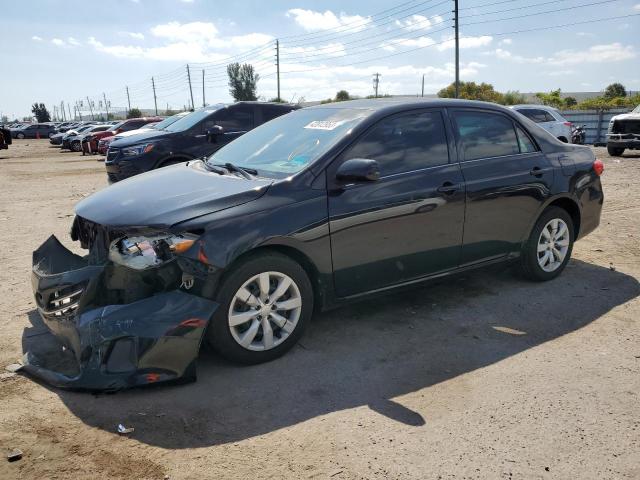 5YFBU4EE9DP150791 - 2013 TOYOTA COROLLA BASE BLACK photo 1