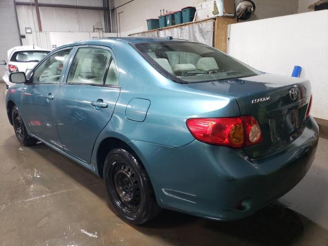 2T1BU4EE1AC355503 - 2010 TOYOTA COROLLA BASE TURQUOISE photo 2