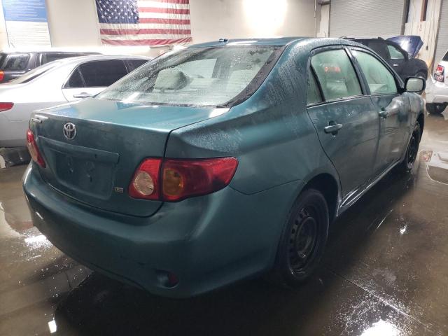 2T1BU4EE1AC355503 - 2010 TOYOTA COROLLA BASE TURQUOISE photo 3