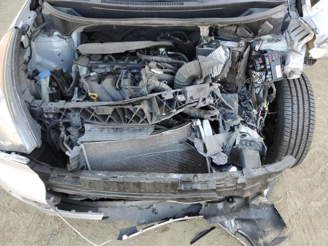 KNADM5A38D6097864 - 2013 KIA RIO LX SILVER photo 11