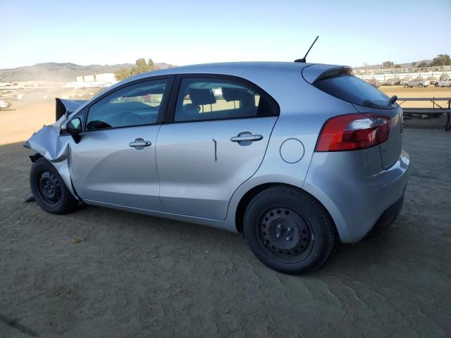 KNADM5A38D6097864 - 2013 KIA RIO LX SILVER photo 2