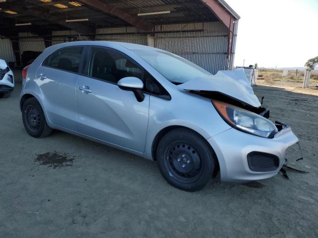 KNADM5A38D6097864 - 2013 KIA RIO LX SILVER photo 4