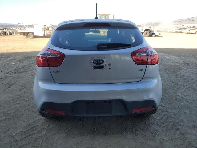 KNADM5A38D6097864 - 2013 KIA RIO LX SILVER photo 6