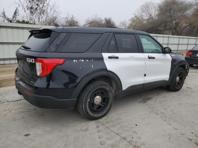 1FM5K8AB3NGC24632 - 2022 FORD EXPLORER POLICE INTERCEPTOR ორფეროვანი ფოტო 3
