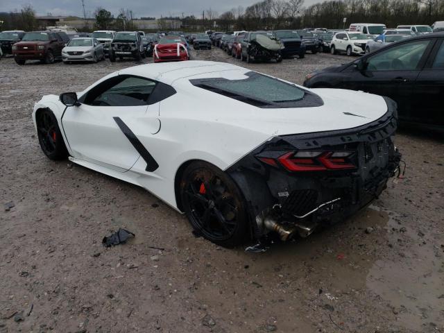 1G1YA2D48N5104179 - 2022 CHEVROLET CORVETTE STINGRAY 1LT WHITE photo 2