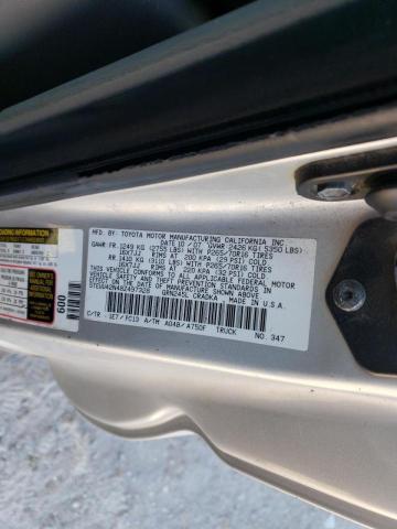 5TEUU42N48Z497328 - 2008 TOYOTA TACOMA ACCESS CAB ვერცხლისფერი ფოტო 12