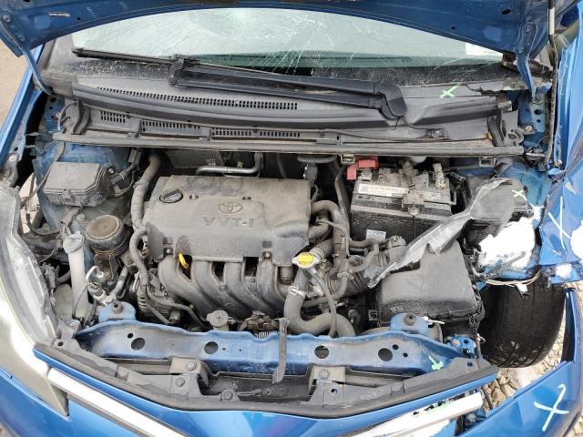 VNKKTUD35GA056698 - 2016 TOYOTA YARIS L BLUE photo 11