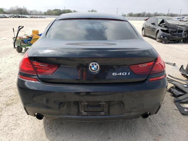 WBA6A0C57FGB53618 - 2015 BMW 640 I GRAN COUPE BLACK photo 6
